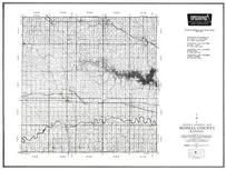 Russell County, Lucas, Saline River, Waldo, Paridise, Kansas State Atlas 1958 County Highway Maps